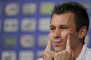 EURO 2012: ANTONIO CASSANO PRESS CONFERENCE